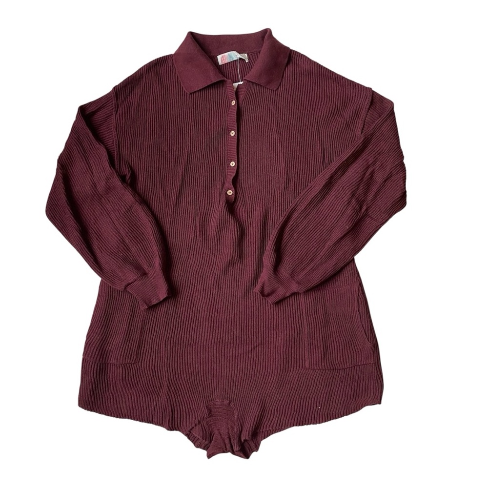 Free People Picnic Long Sleeve Romper
